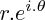 $ r.{e}^{i.\theta} $ $ r.{e}^{i.\theta} $